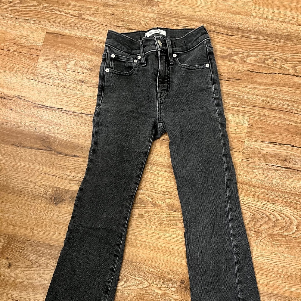 Madewell Black Cali Demi Boot Jeans 23